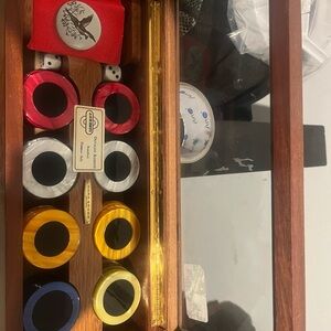 Mark Cross Classic Poker Chip Set — Multicolor